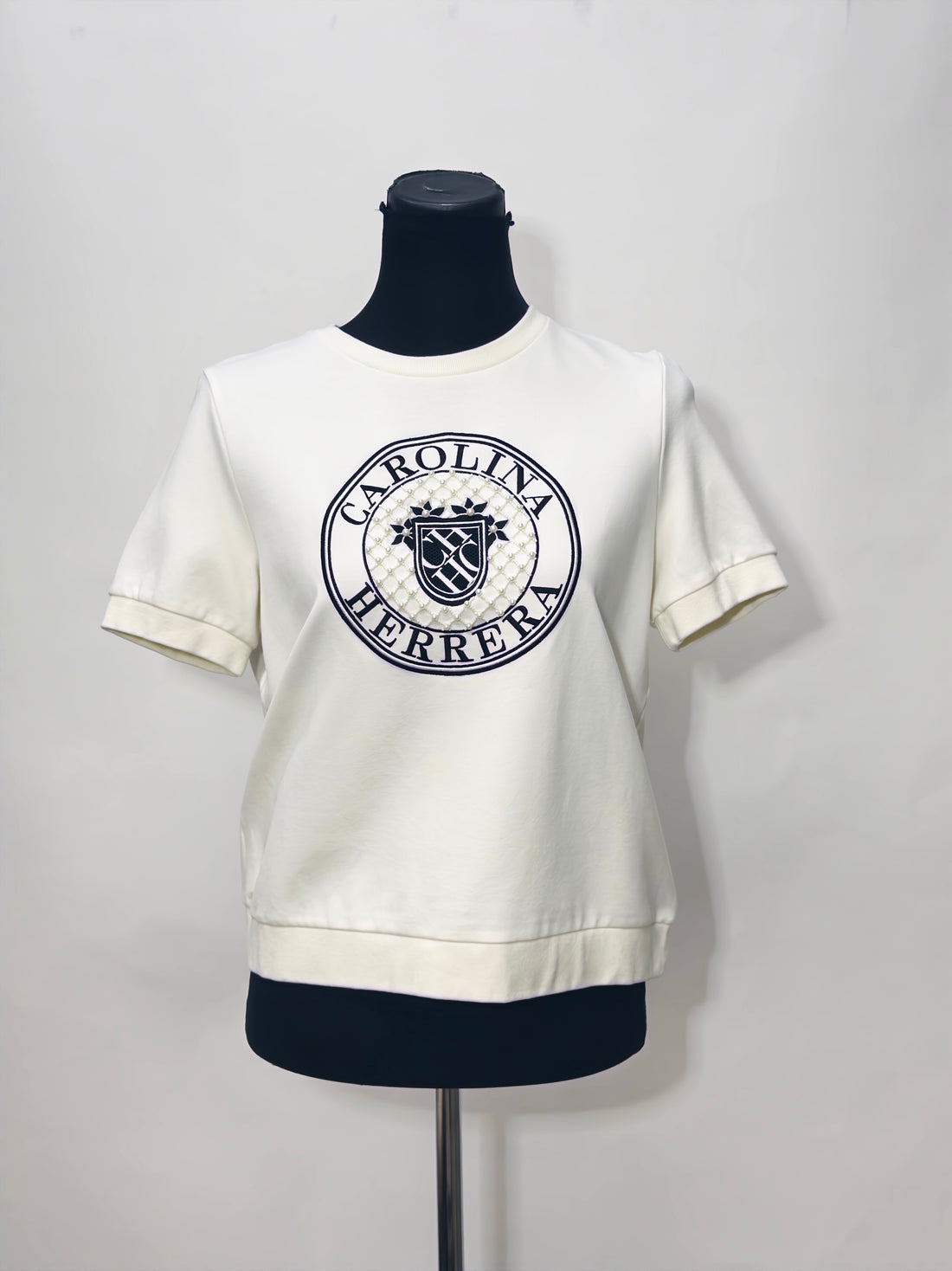 Carolina Herrera White Logo T-shirt