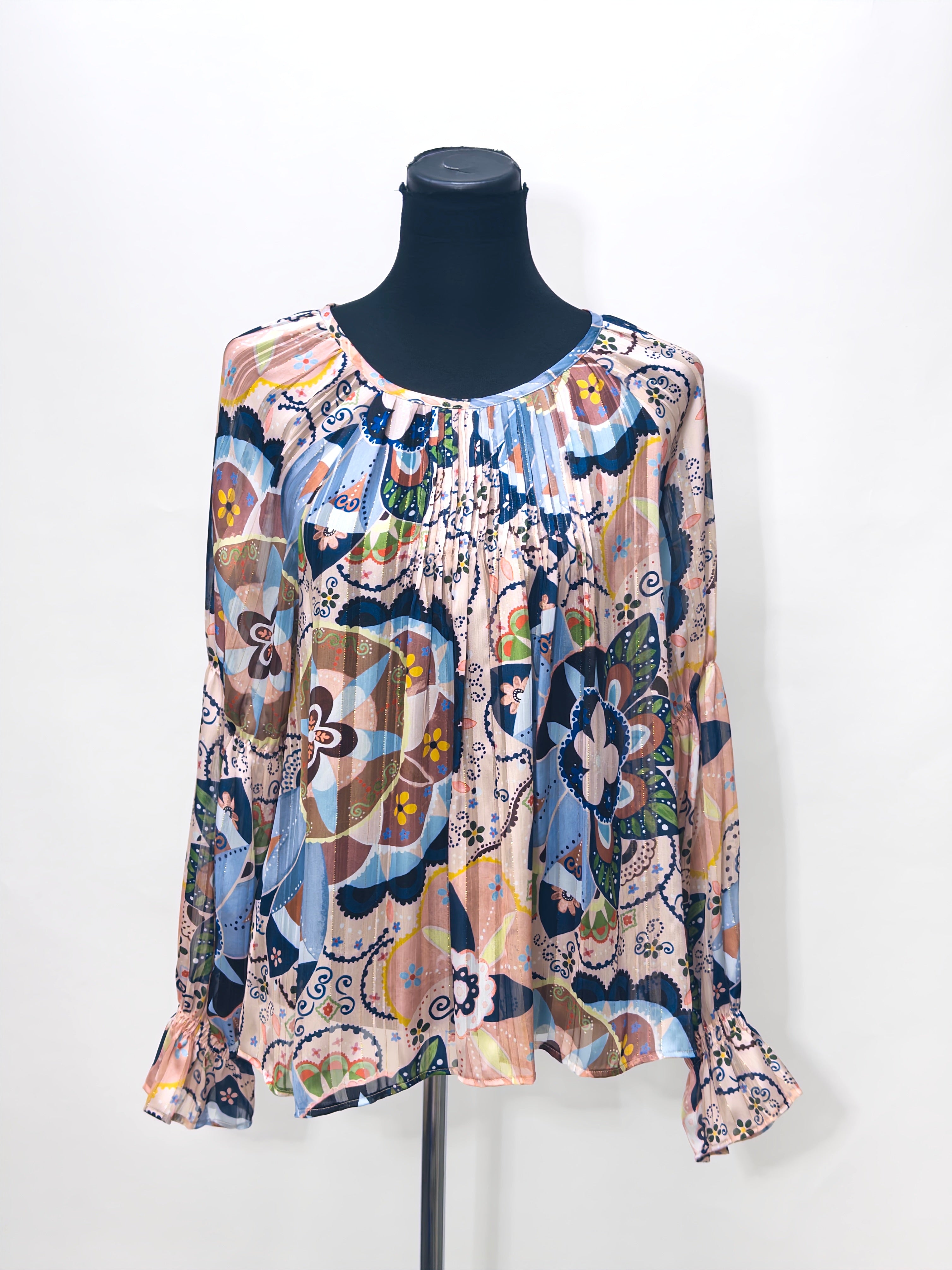 SeeByChloé Multicolored Long Sleeve Blouse