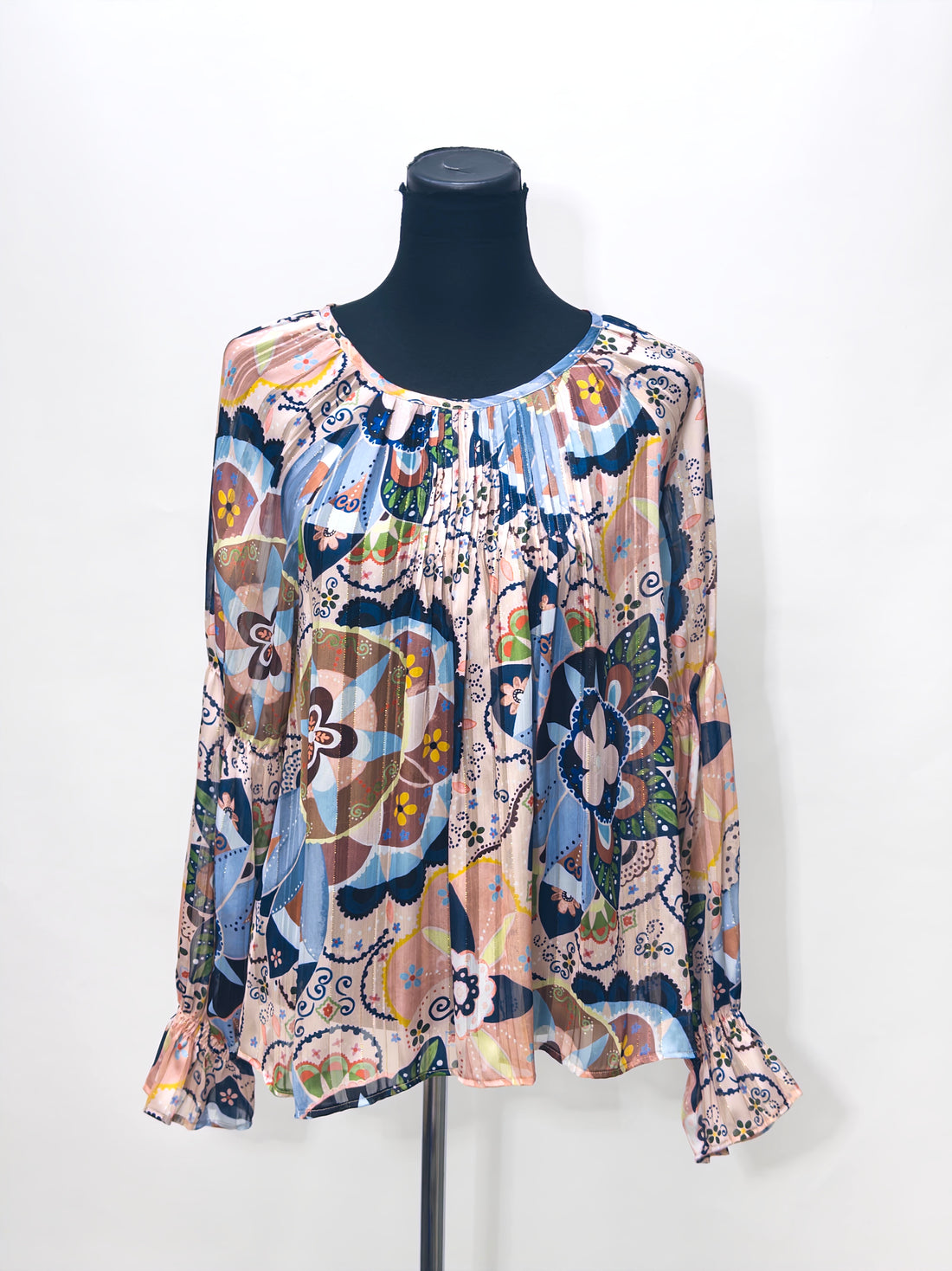 SeeByChloé Multicolored Long Sleeve Blouse
