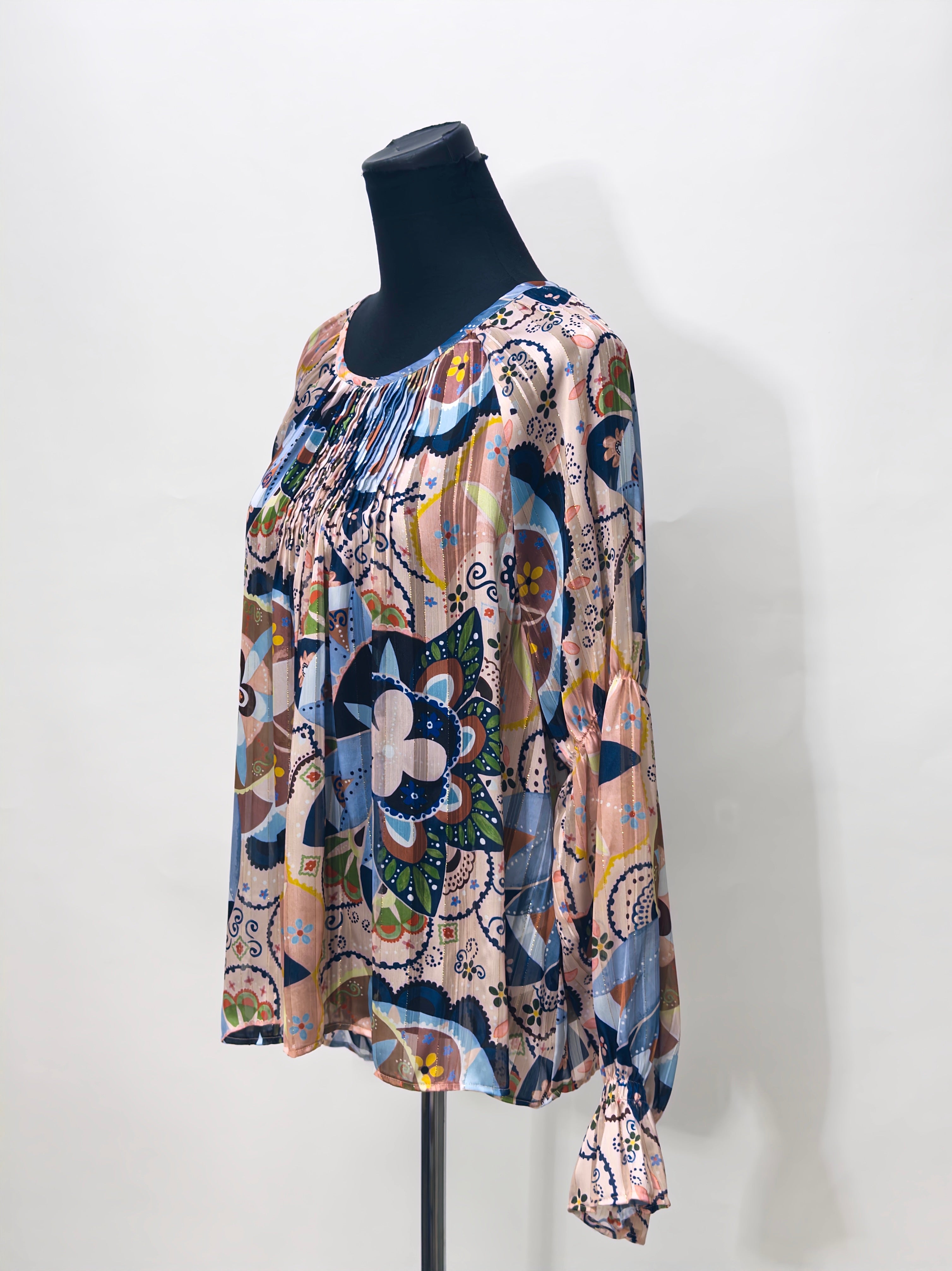 SeeByChloé Multicolored Long Sleeve Blouse