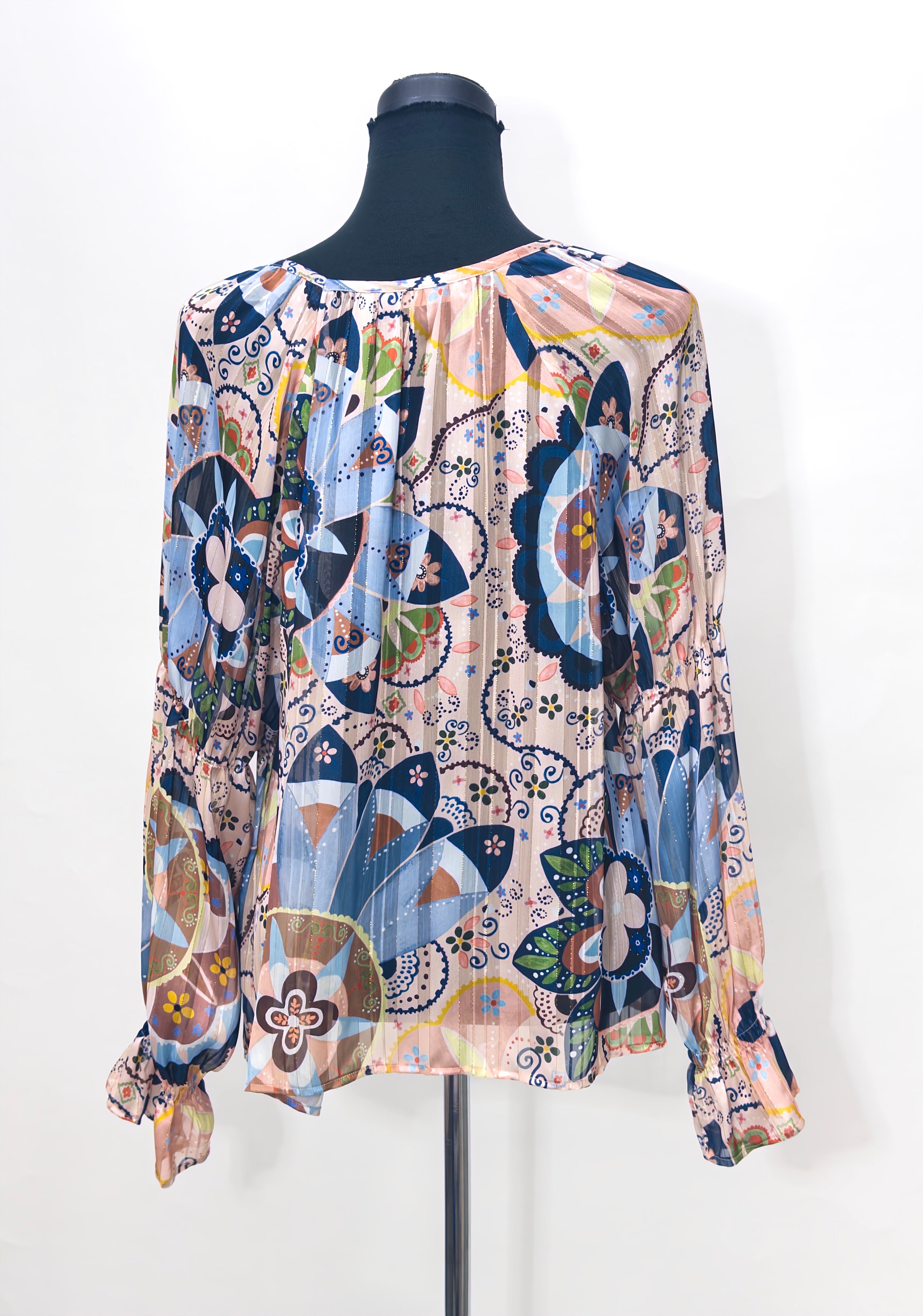 SeeByChloé Multicolored Long Sleeve Blouse