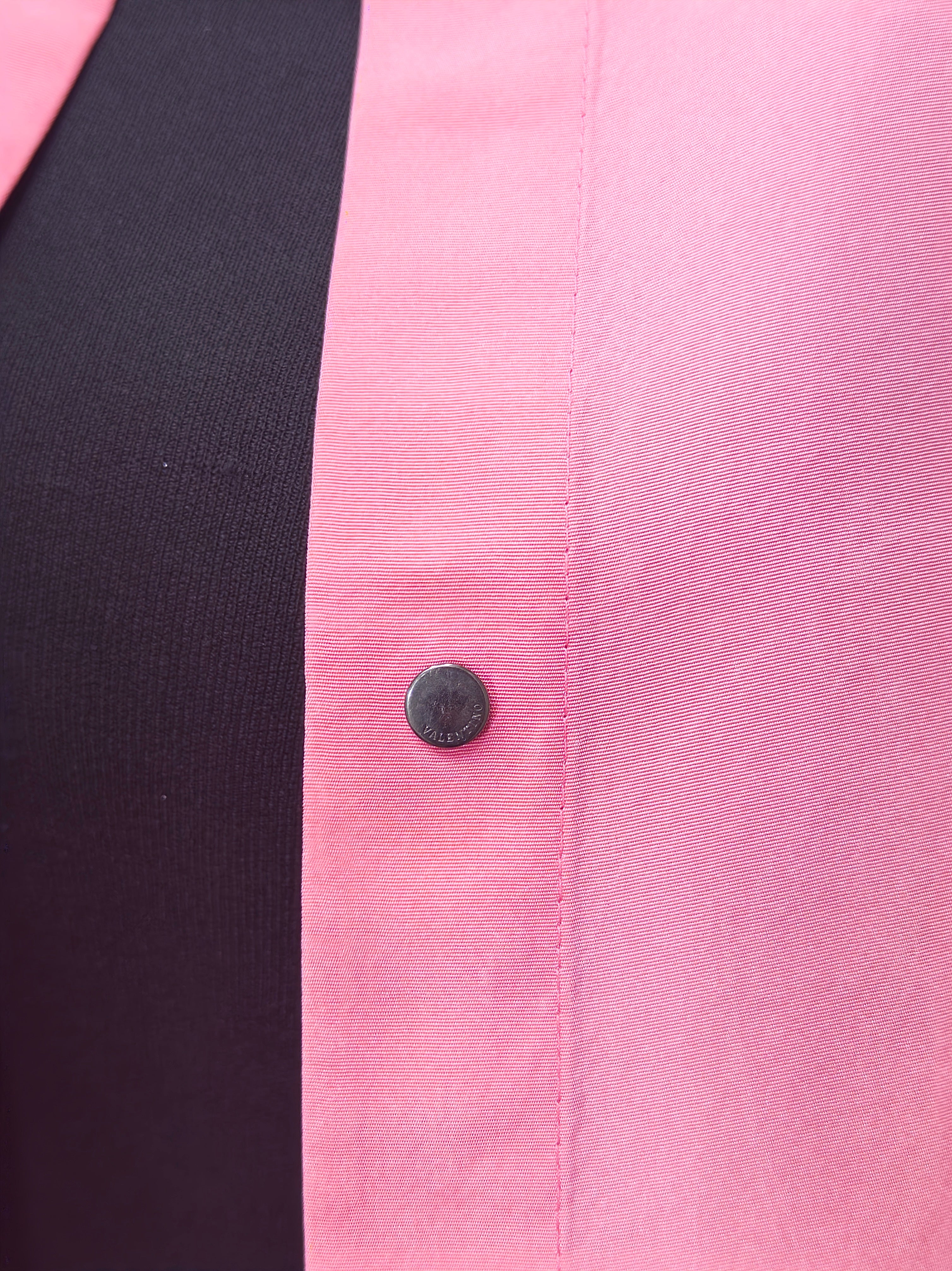 Valentino Pink Oversized Snap Button Shirt