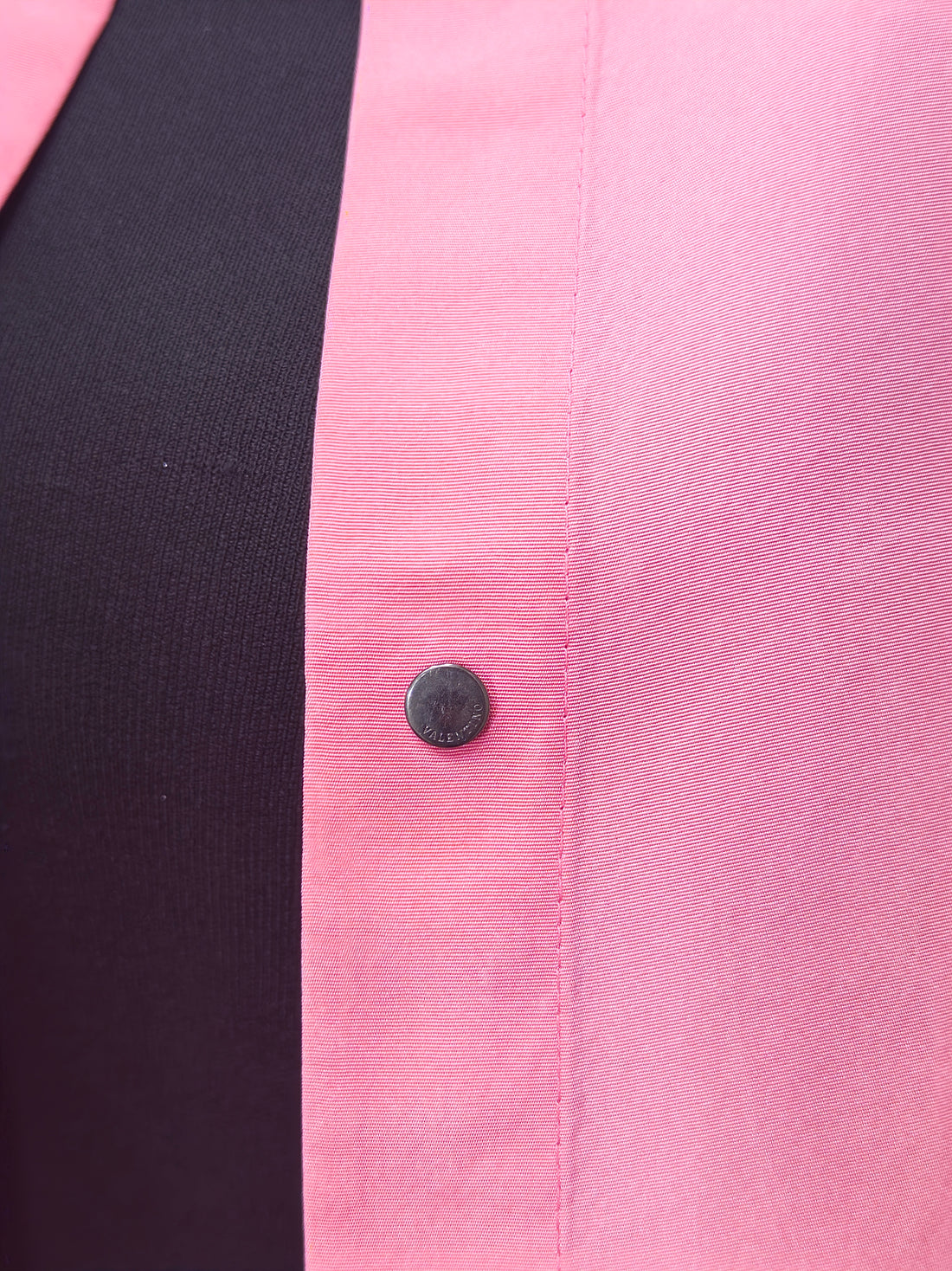 Valentino Pink Oversized Snap Button Shirt
