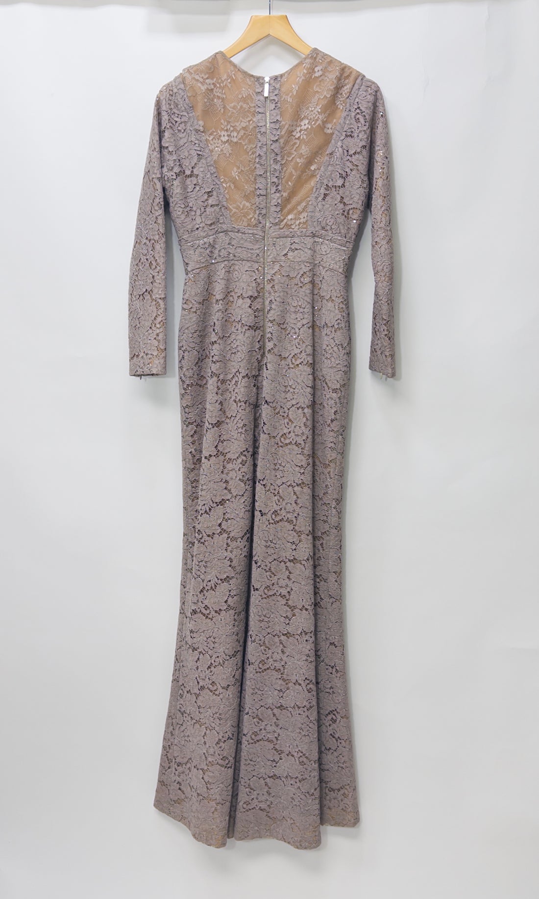 Elie Saab Lace Muted Lilac Dress