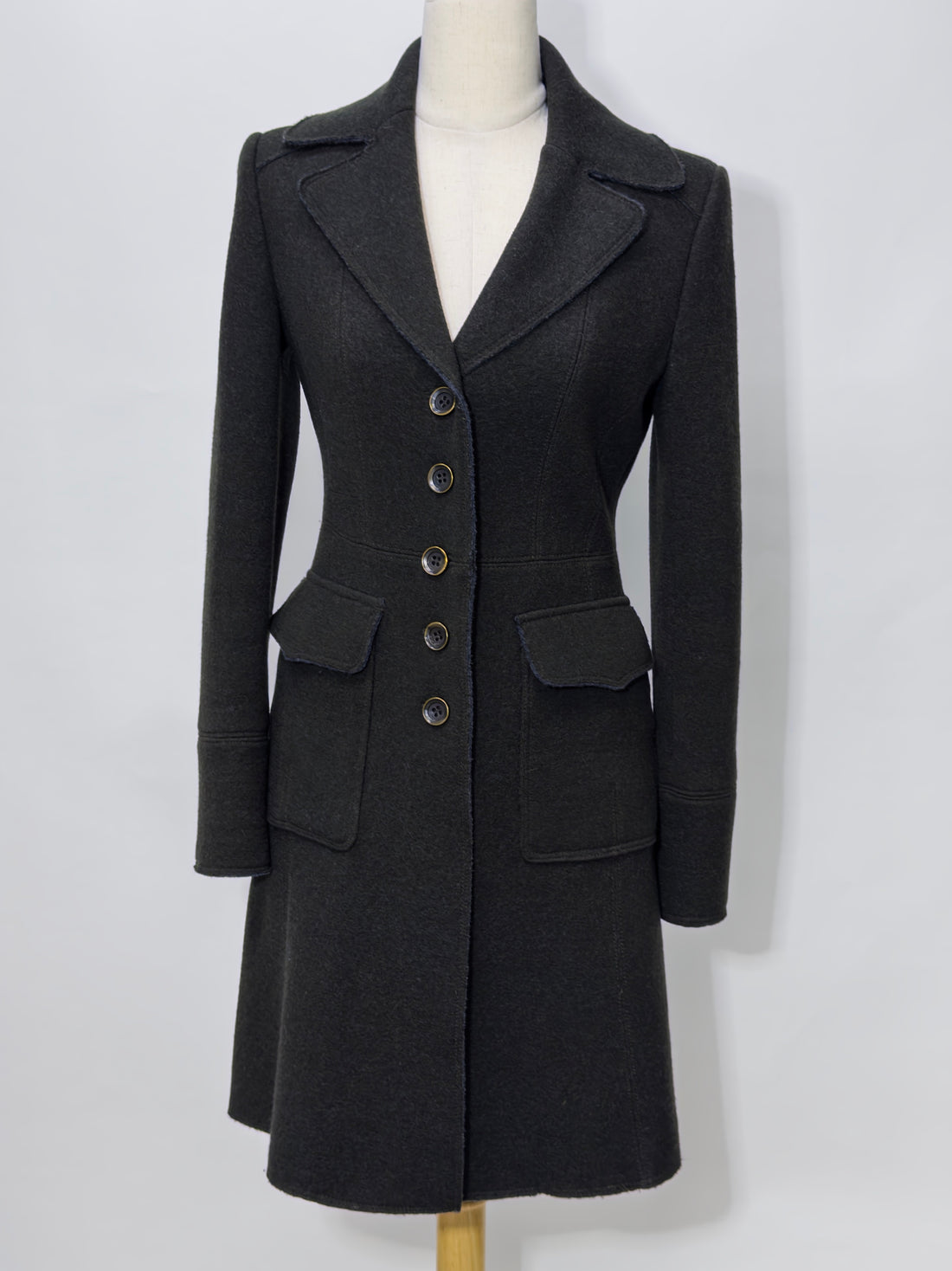 Weekend MaxMara Green Wool Coat