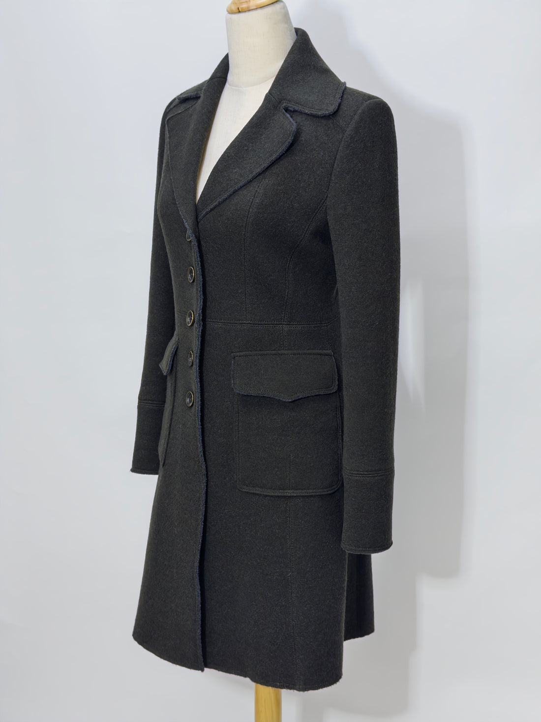 Weekend MaxMara Green Wool Coat
