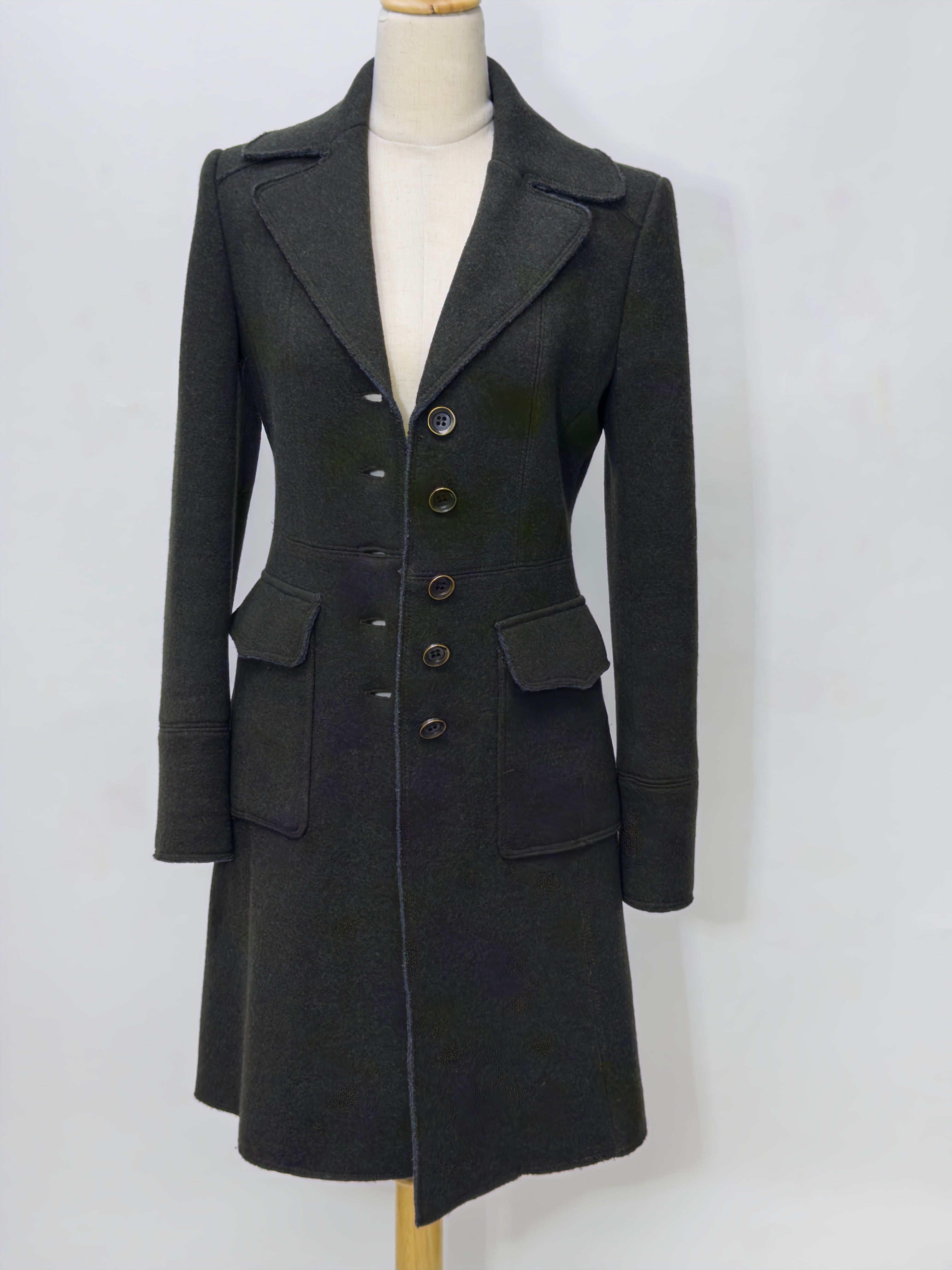 Weekend MaxMara Green Wool Coat