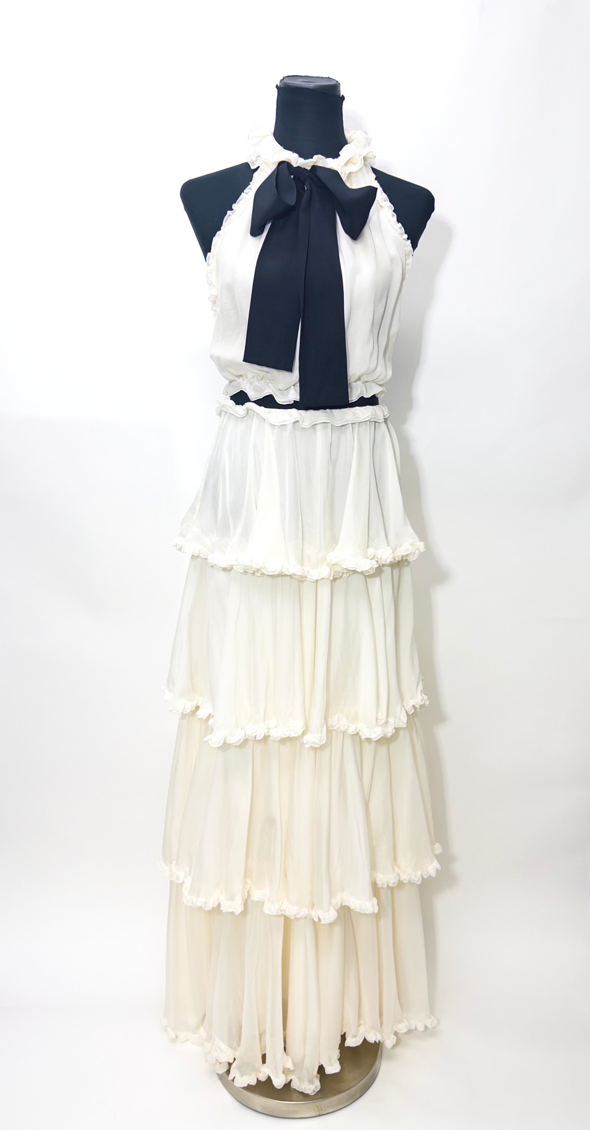 Dolce & Gabbana Silk Backless Dress