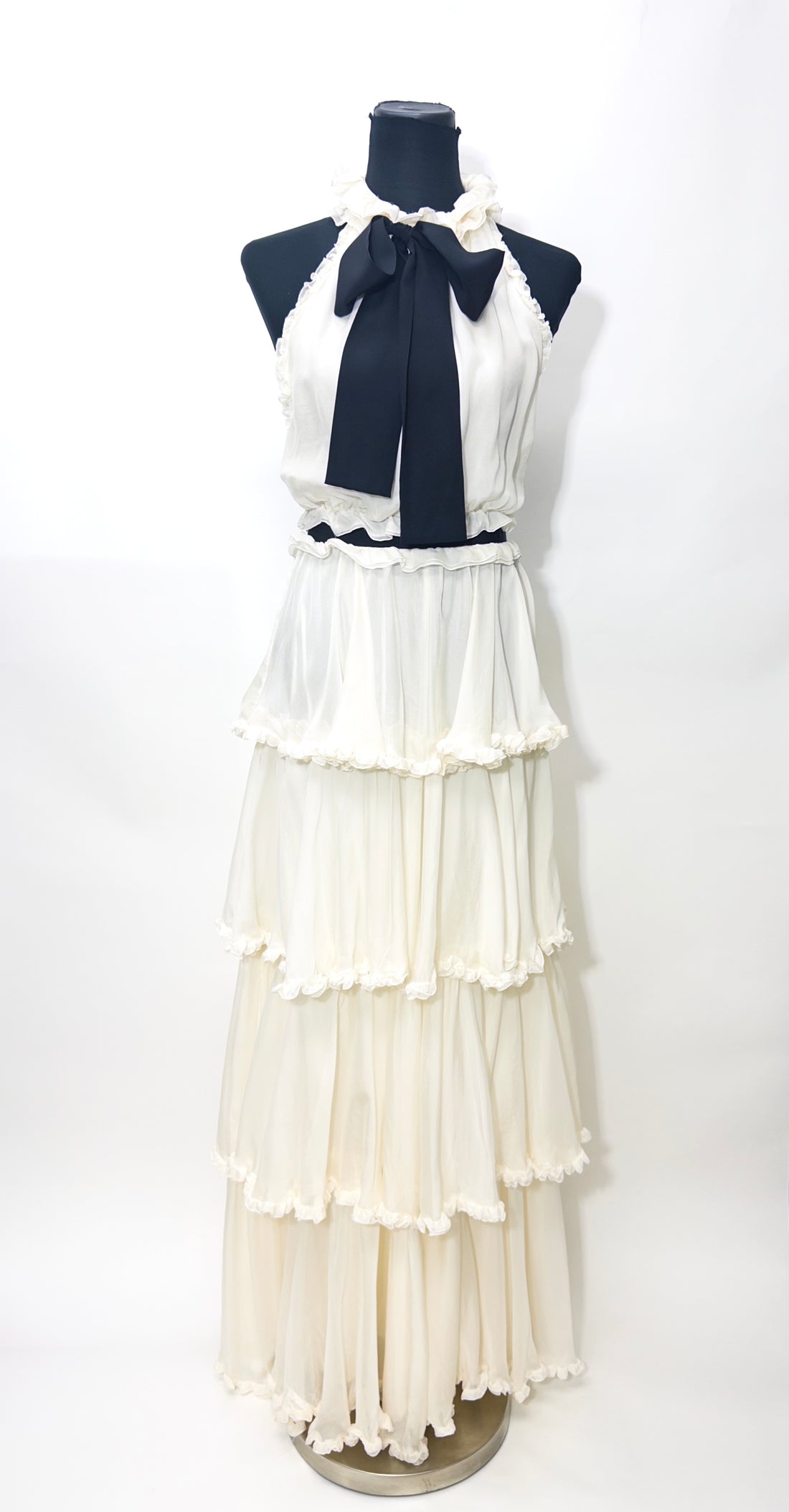 Dolce & Gabbana Silk Backless Dress