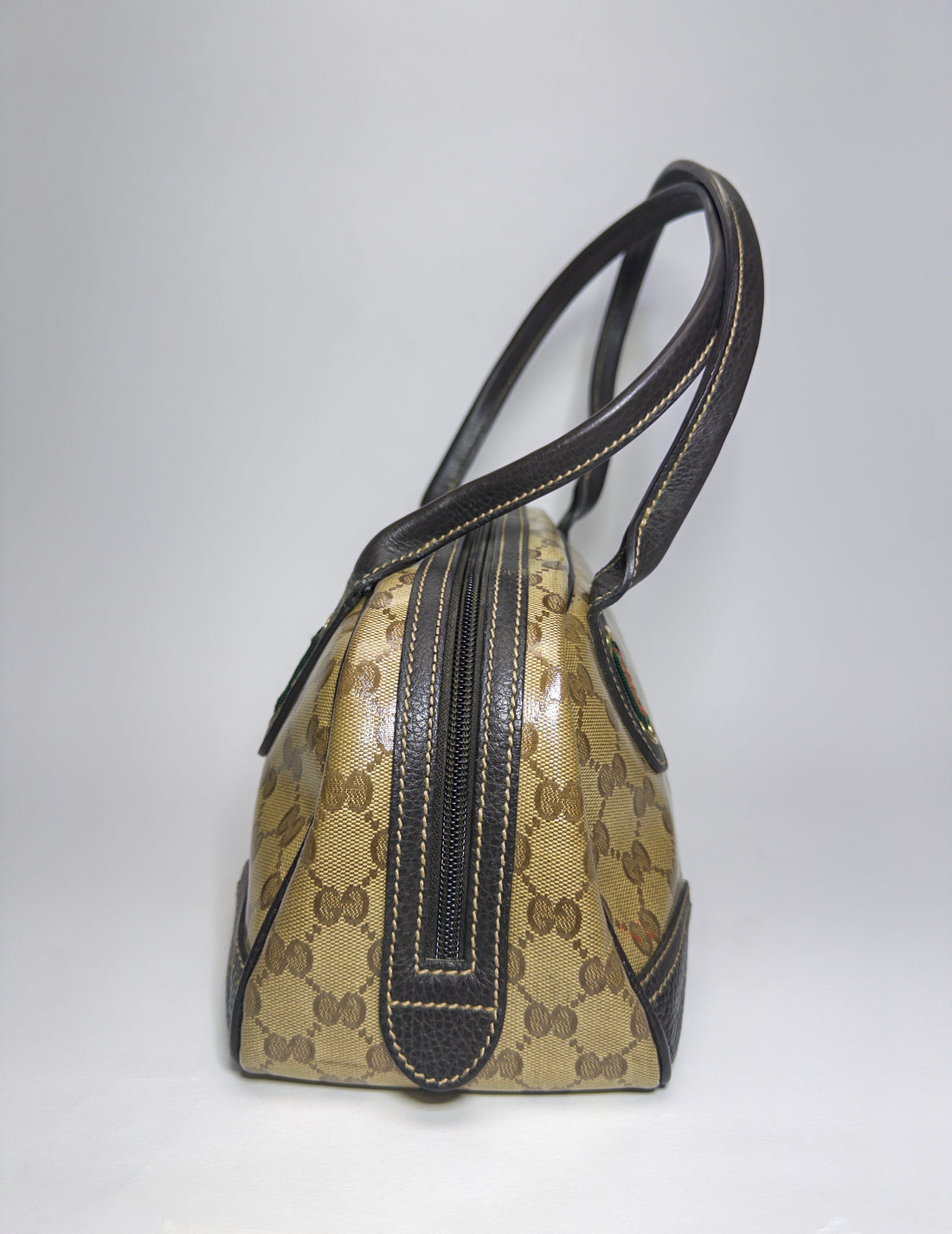 Gucci GG Crystal Canvas Princy Boston Bag
