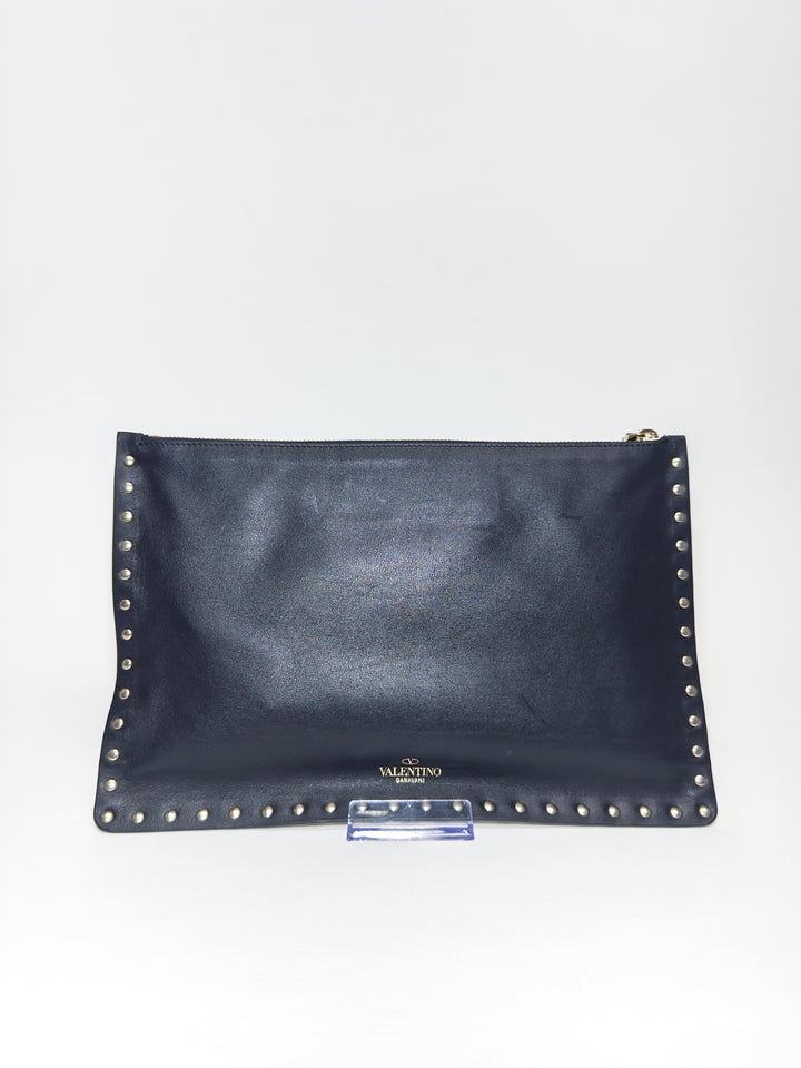 Valentino Rockstud Black Clutch