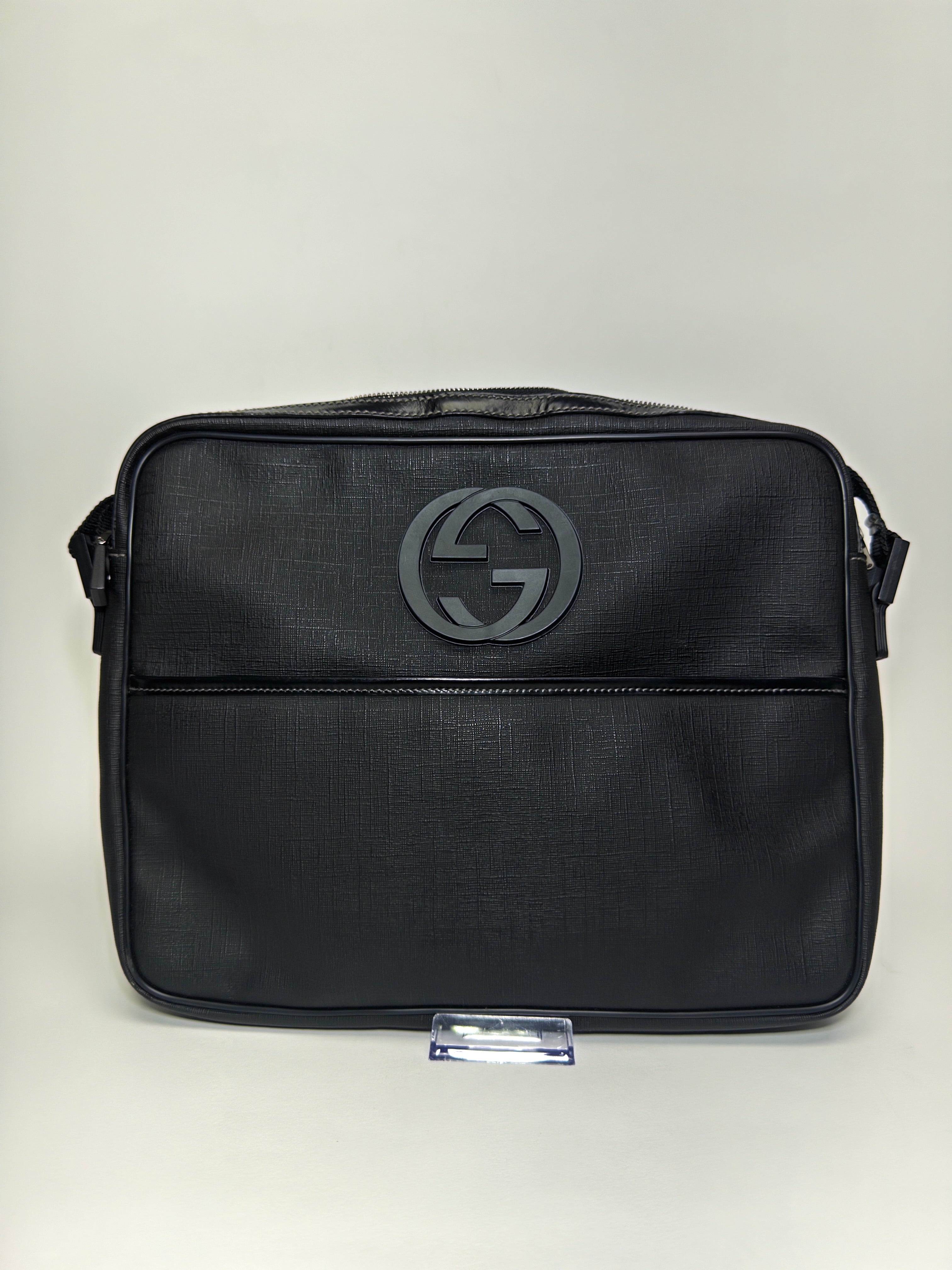 Gucci Interlocking GG Canvas Messenger Bag