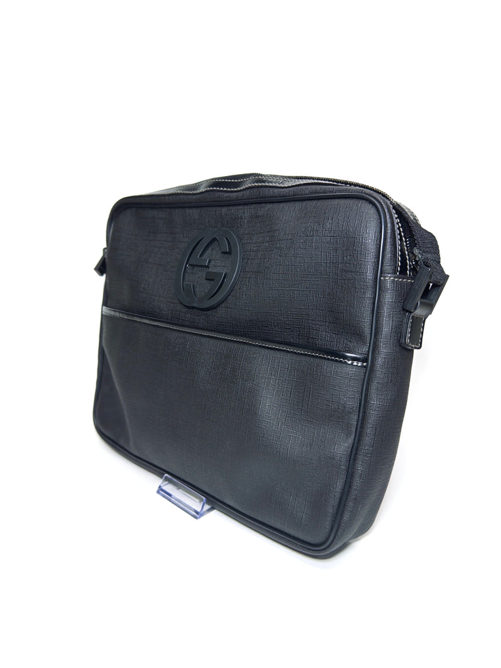 Gucci Interlocking GG Canvas Messenger Bag