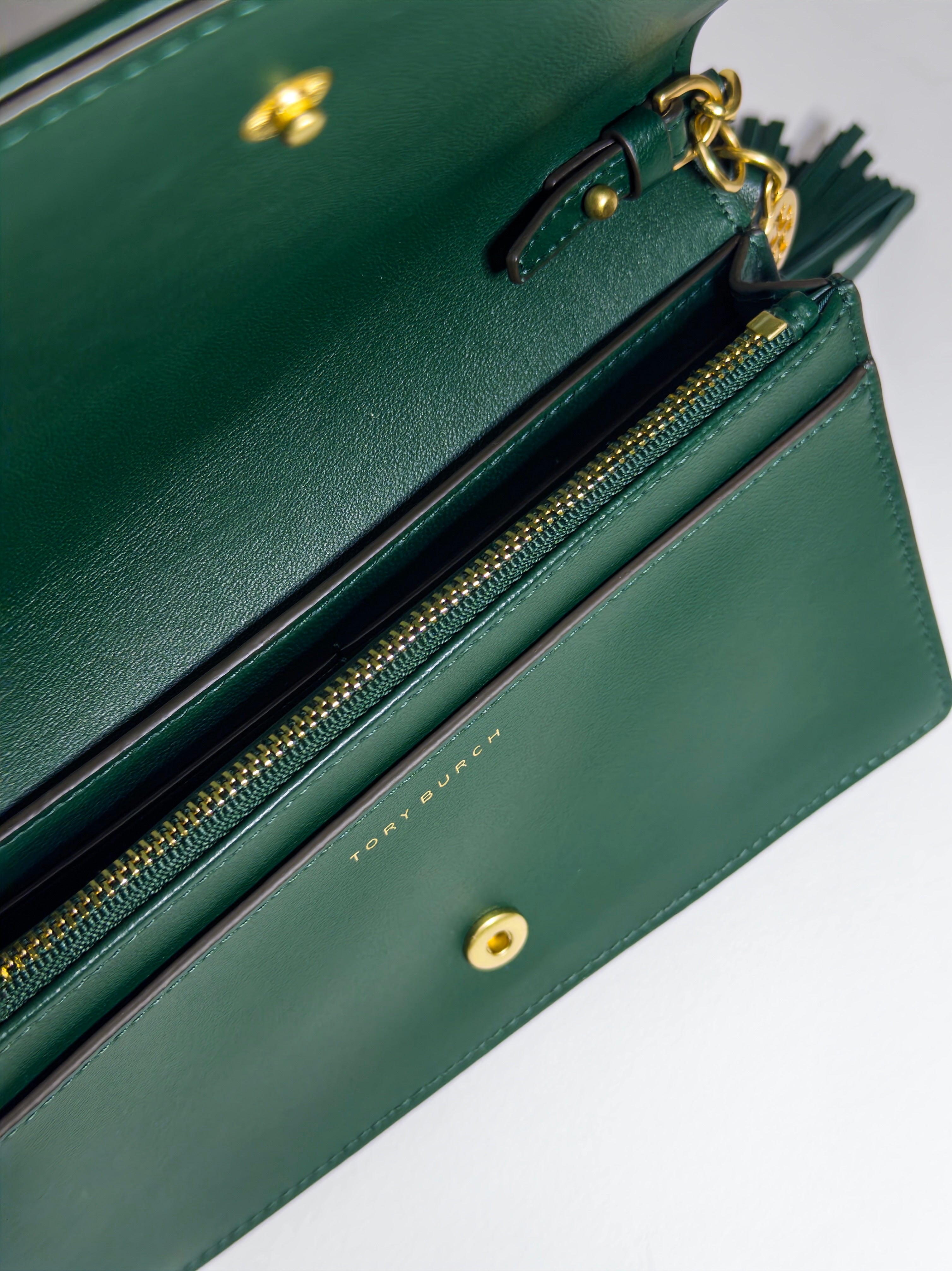 Tory Burch Fleming Wallet Crossbody Bag