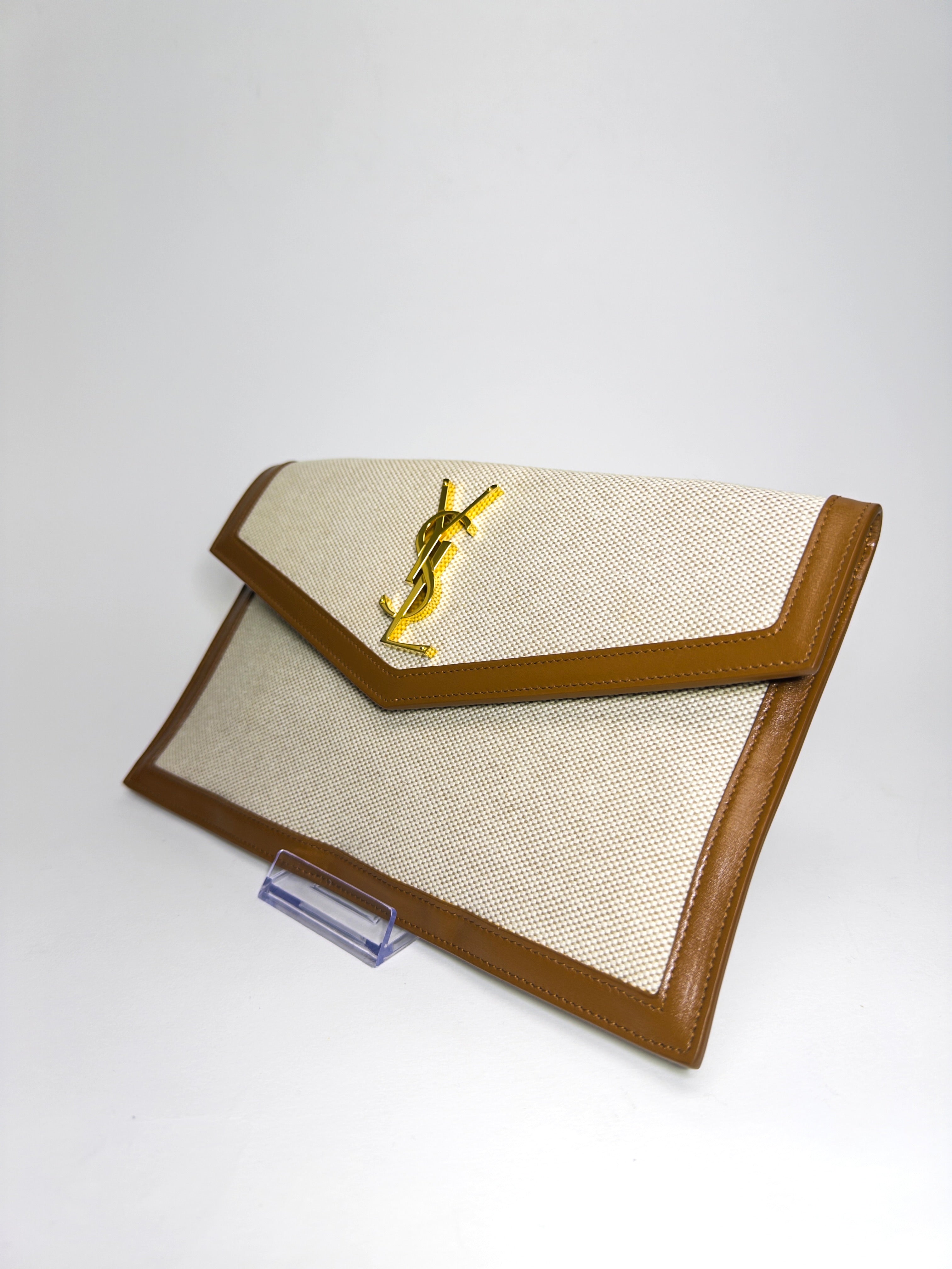 Saint Laurent Uptown Canvas Pouch