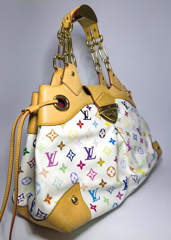 Louis Vuitton White Monogram Multicolor Ursula Bag
