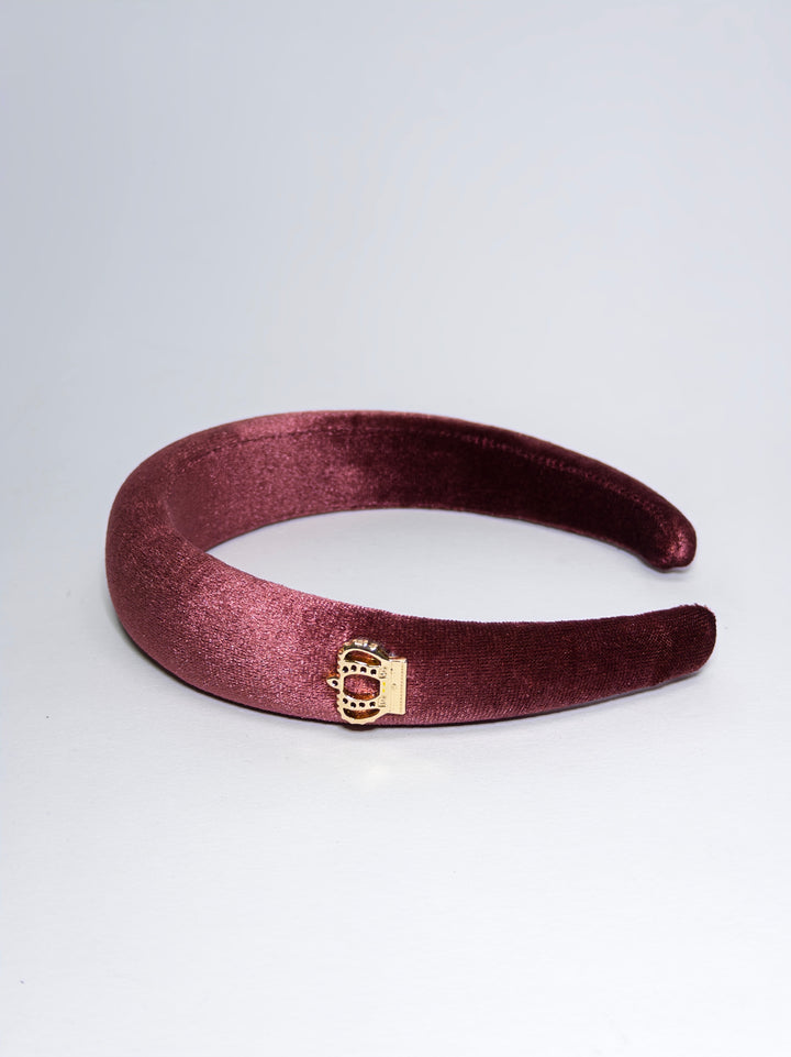 Dolce & Gabbana Burgundy Head Band
