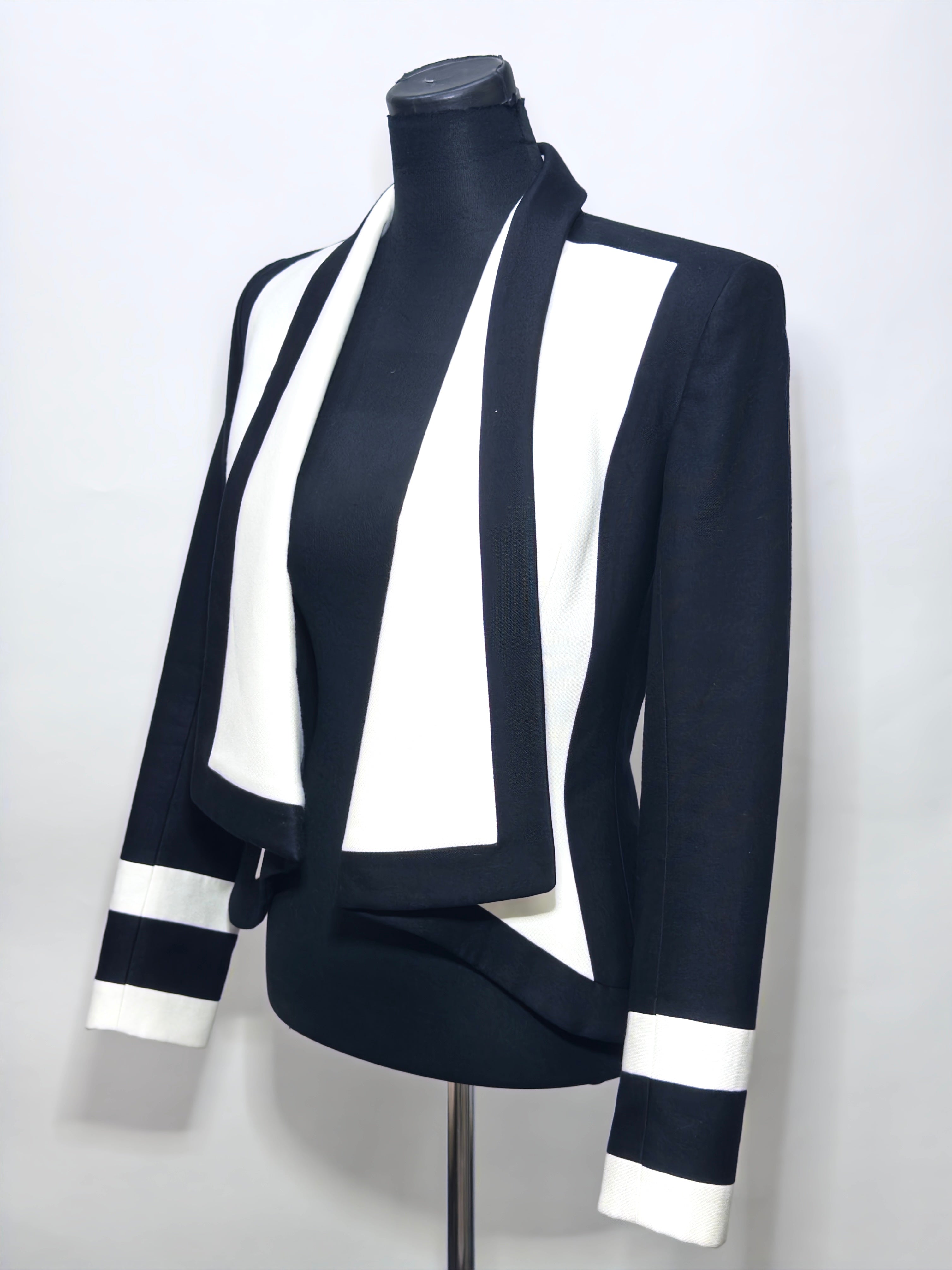 Balmain Black and White Jacket