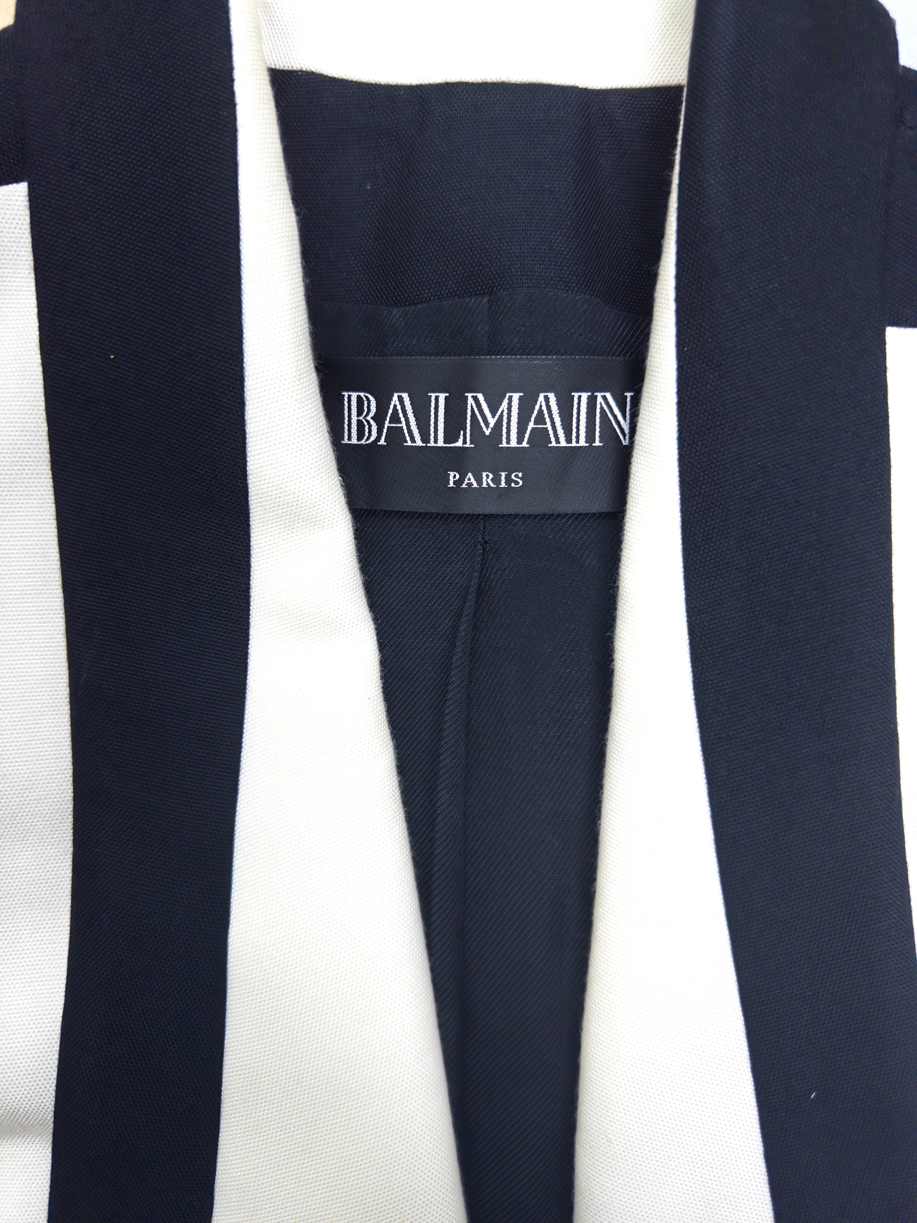 Balmain Black and White Jacket