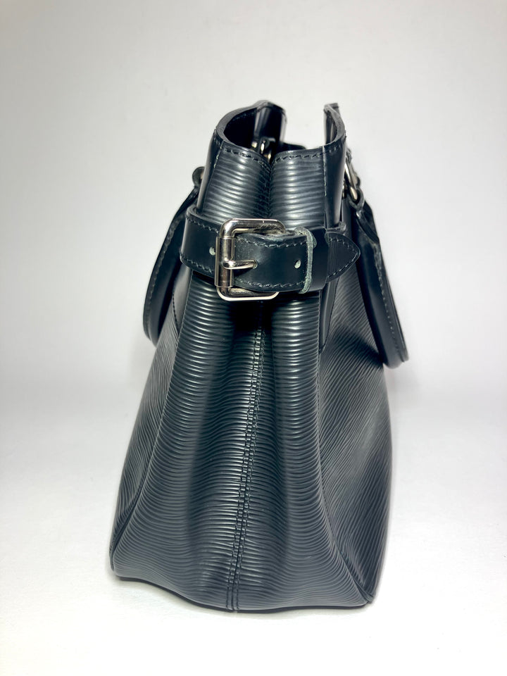 Louis Vuitton Black Epi Leather Passy PM Bag