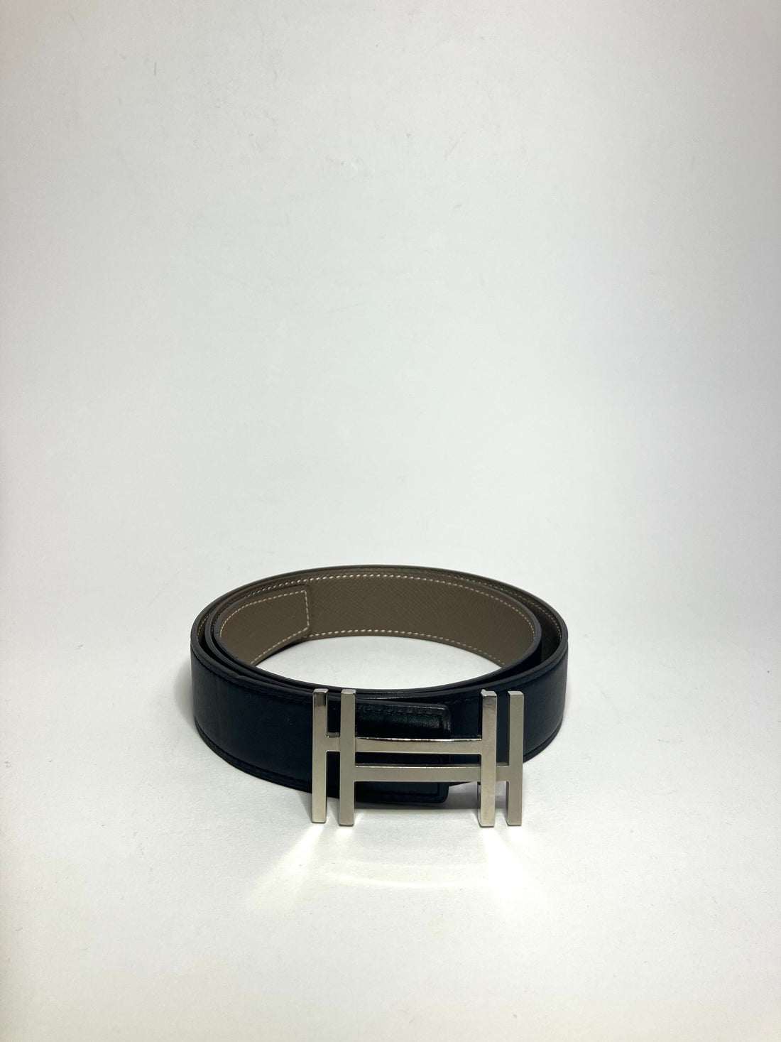 HERMÈS H AU CARRE REVERSIBLE BELT