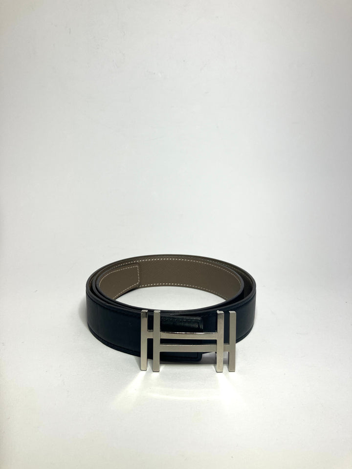 HERMÈS H AU CARRE REVERSIBLE BELT