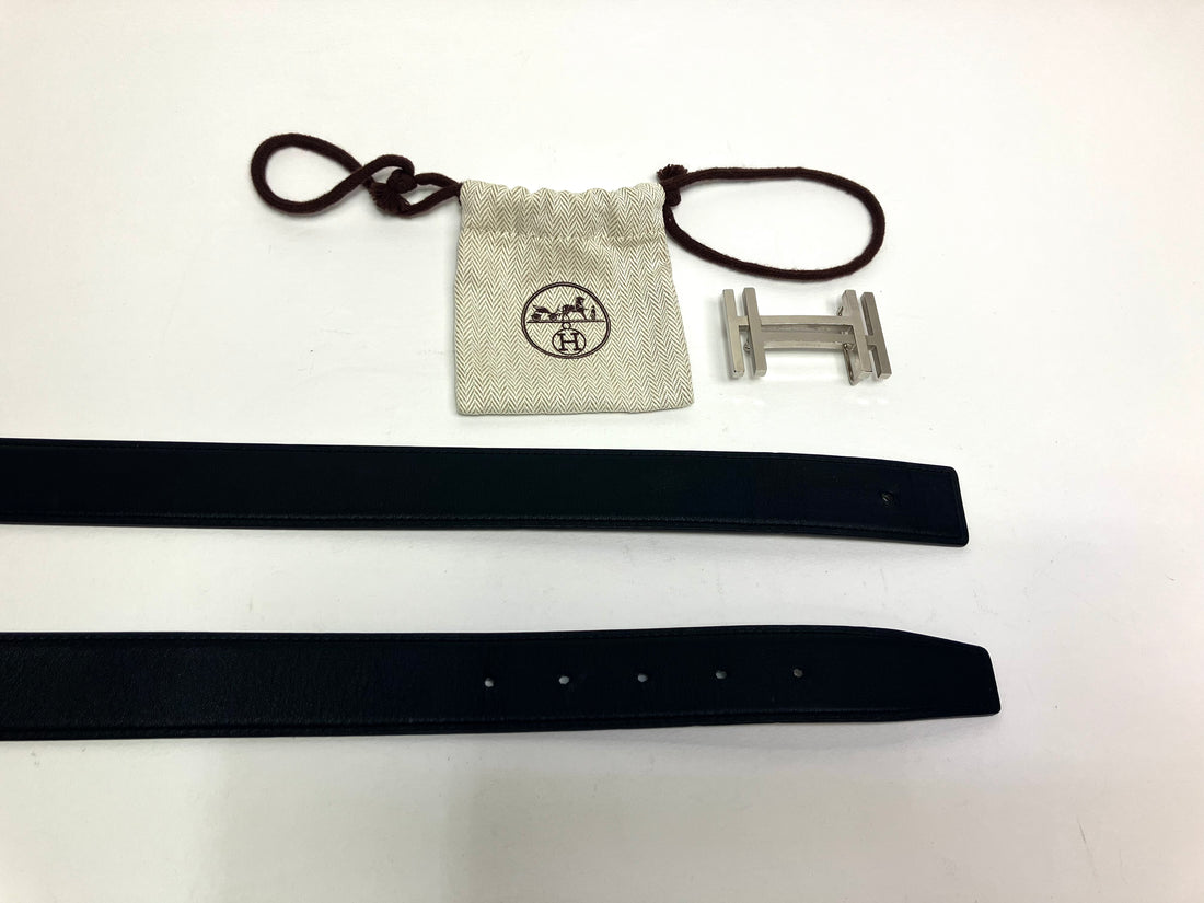 HERMÈS H AU CARRE REVERSIBLE BELT
